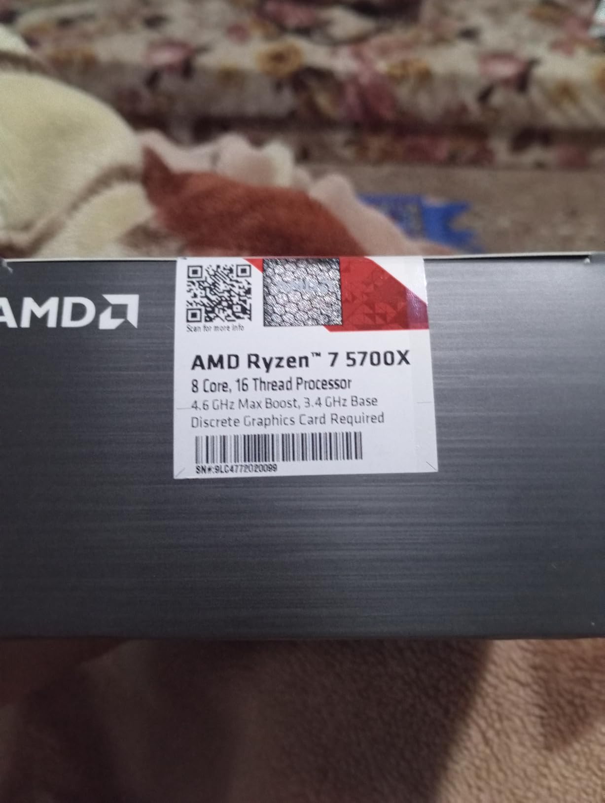 AMD Ryzen 7 5700X 8-Core, 16-Thread Unlocked Desktop Processor customer photo 2