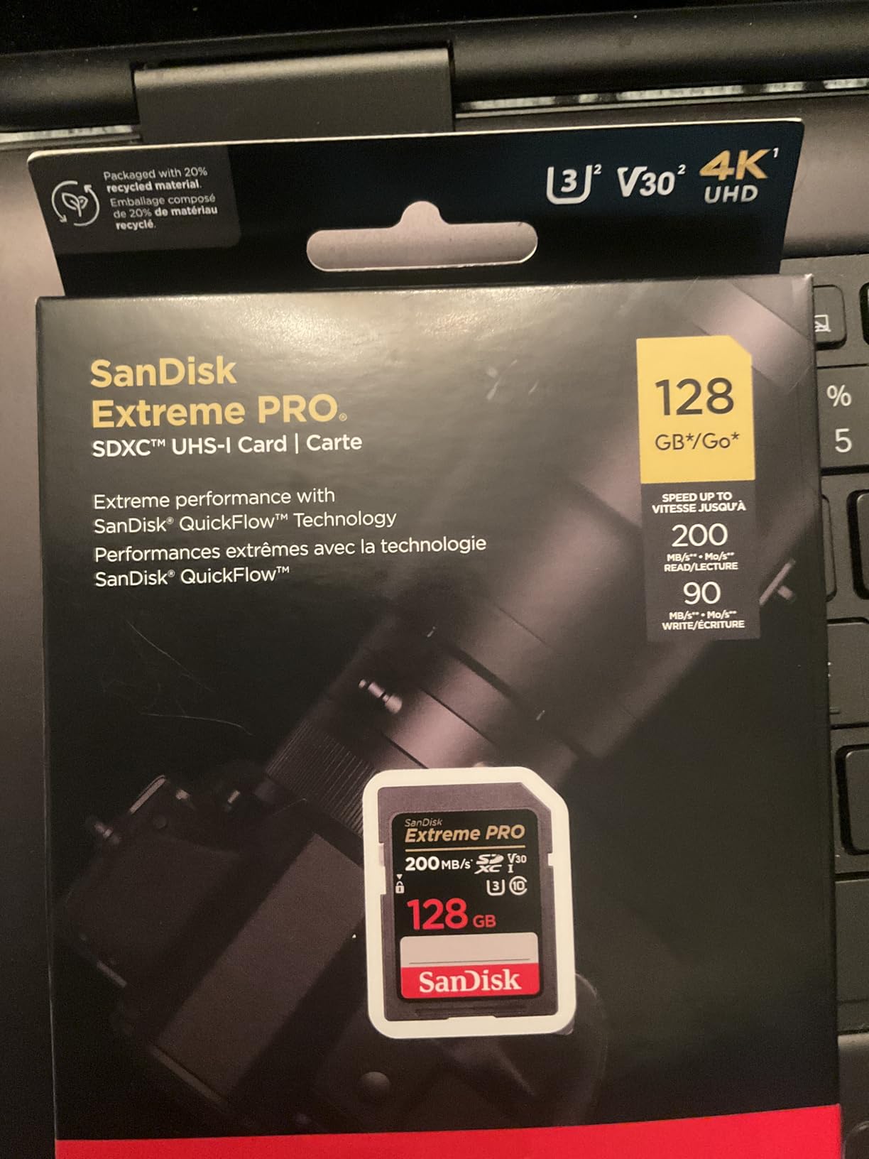 SANDISK 256GB Extreme PRO SD Memory Card, Up to 200MB/s Read Speeds, UHS-I customer photo 1