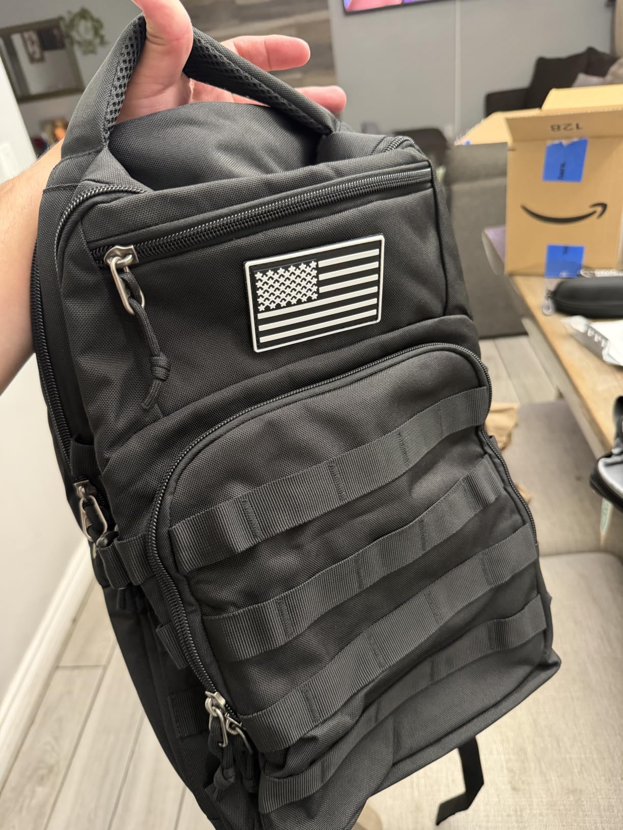Wotony Military tactical backpack, backpack for men black small tactical assault bag customer photo 1