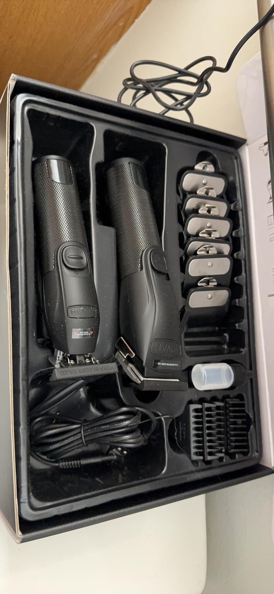 The Beard Club Beard Trimmer for Men - Electric Cordless Rechargeable Beard & Hair Trimmer - High Power 7000 RPM - 8 Color Guides 45 Unique Trim Lengths - Travel Lock customer photo 1
