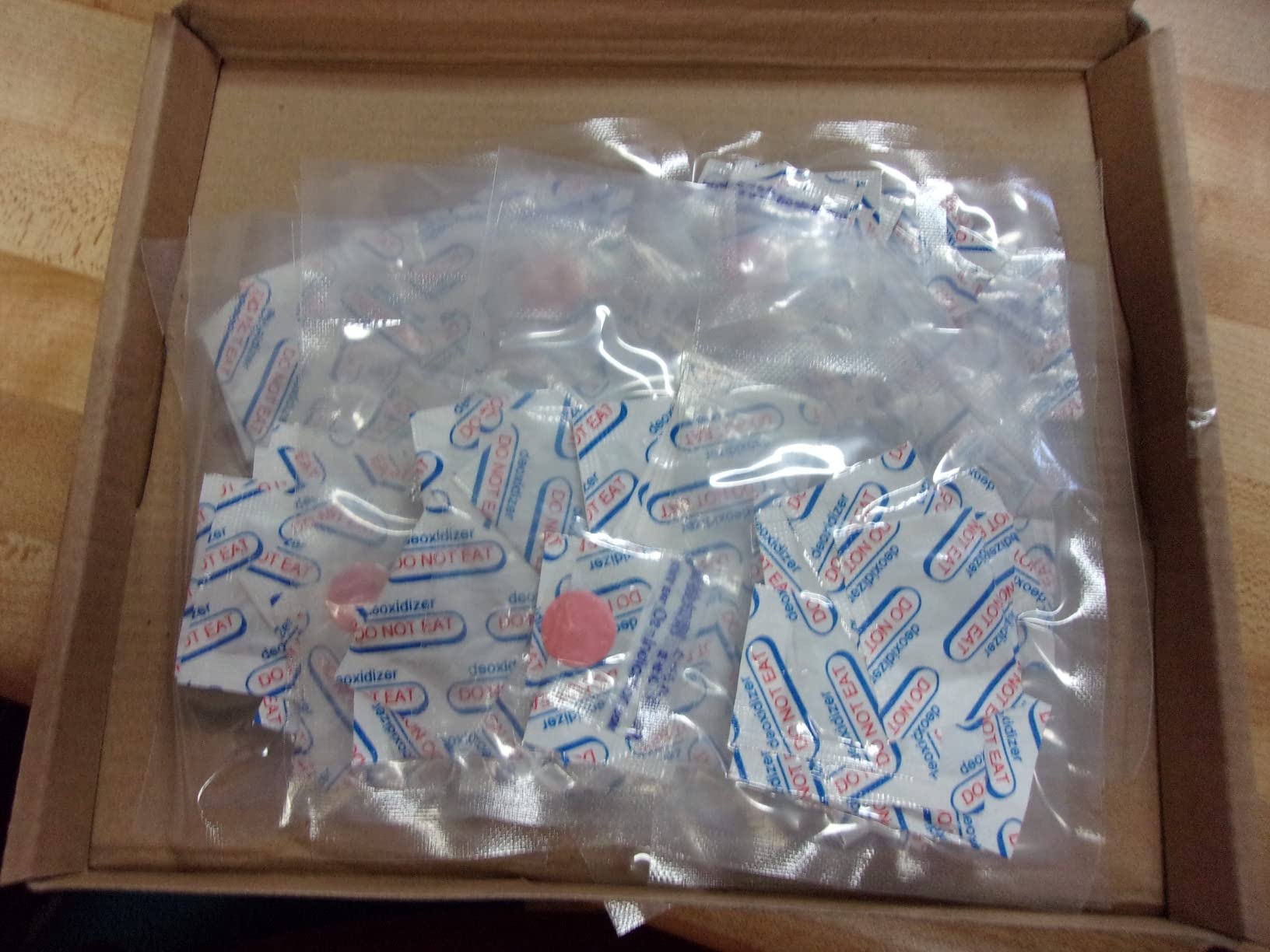 120 Packs 500CC Food Grade Oxygen Absorbers (10 Pack in Individual Vacuum Bag ) , Oxygen Absorbers For Long Term Food Storage with Oxygen Indicator , Works in Mylar Bags, Mason Jars, and Vacuum Bags customer photo 2