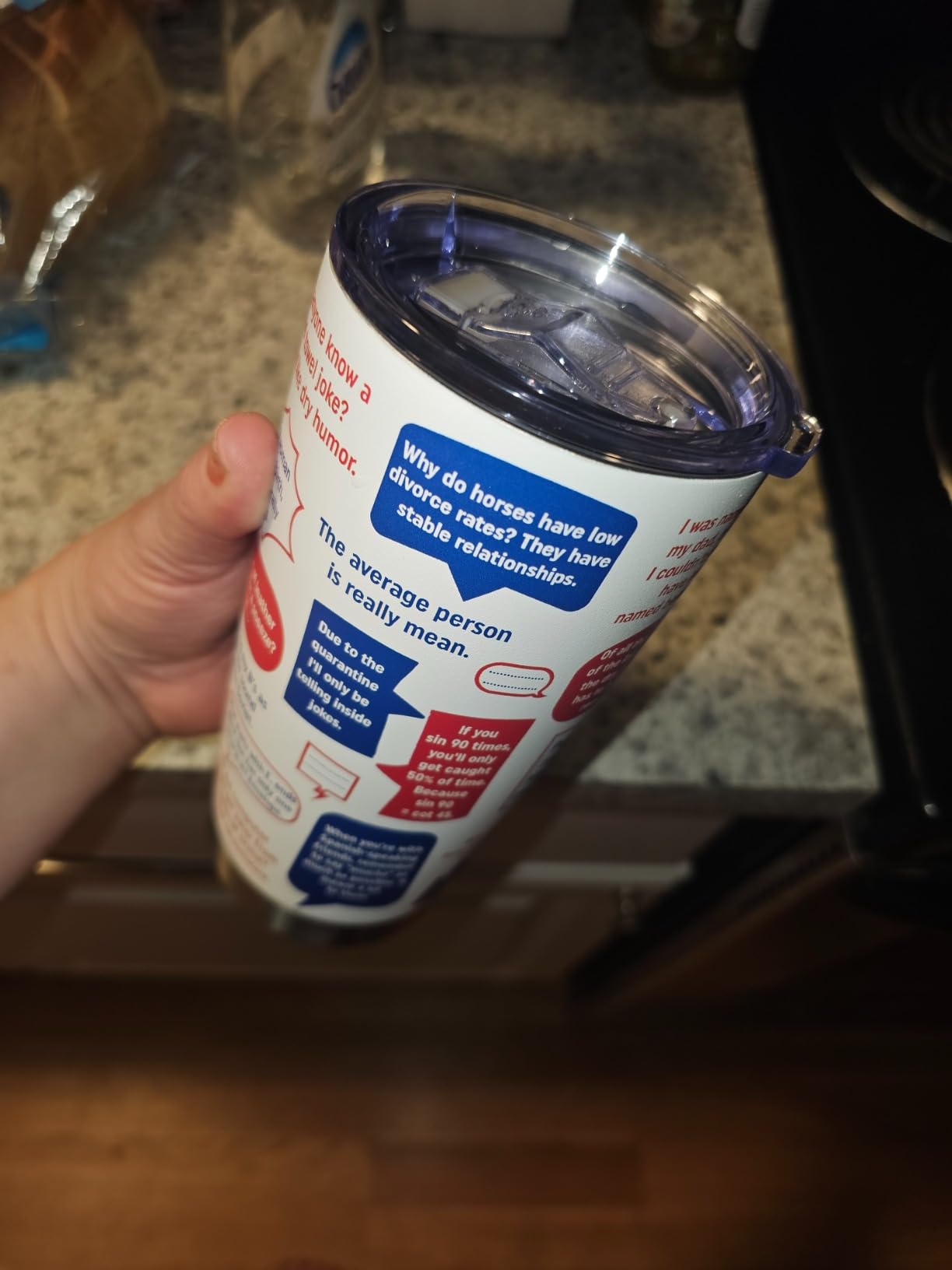 SANDJEST Nurse Tumbler Cup - Nutritional Facts Travel Coffee Mug Gift - 20oz Tumblers Nurse Gifts for Birthday, Christmas, Appreciation Week, Nursing School Graduation for Nurses, Practitioners customer photo 1