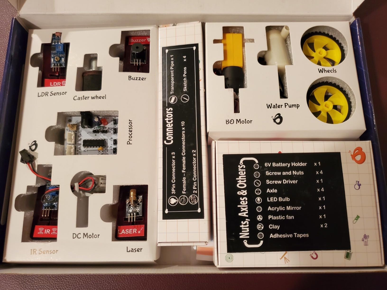 Butterfly EduFields 10in1 STEM Electronics Robotics Kit for Kids Ages 8-12 customer photo 2