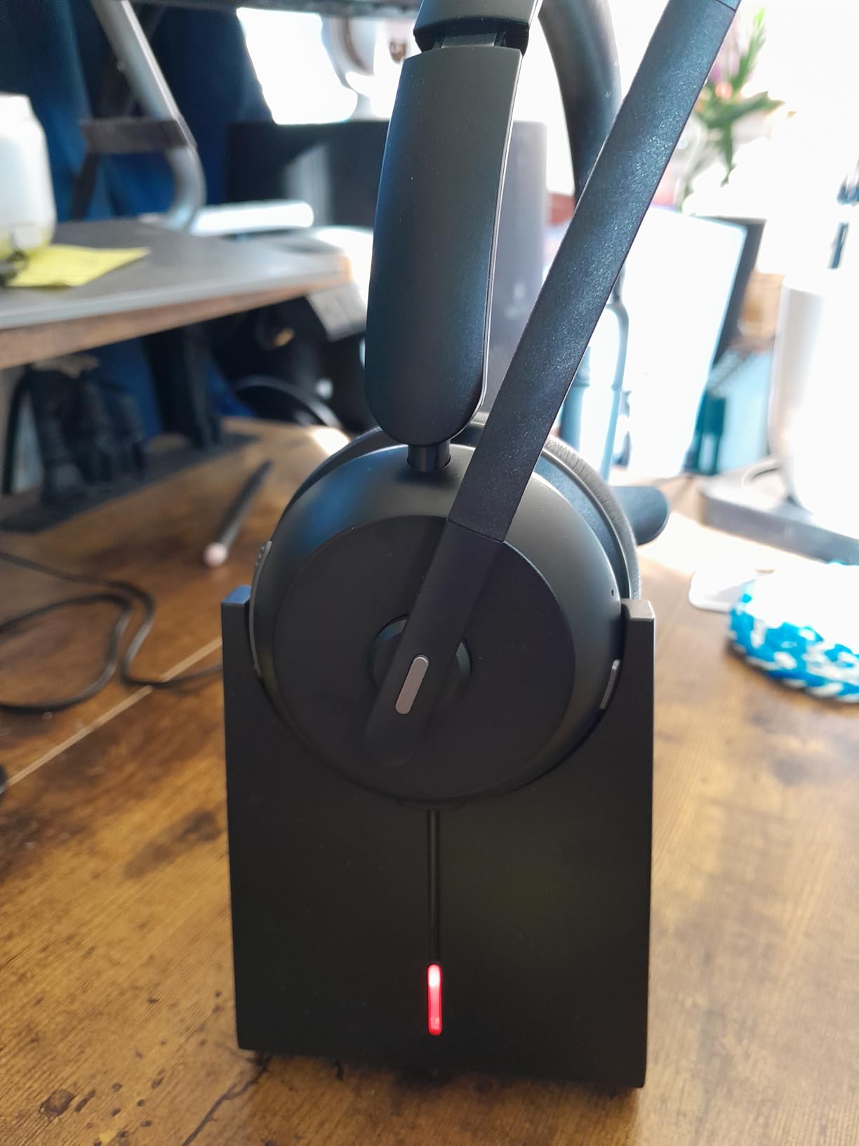 COSMUSIS Trucker Bluetooth Headset, Wireless Headset with Mic for Work customer photo 2