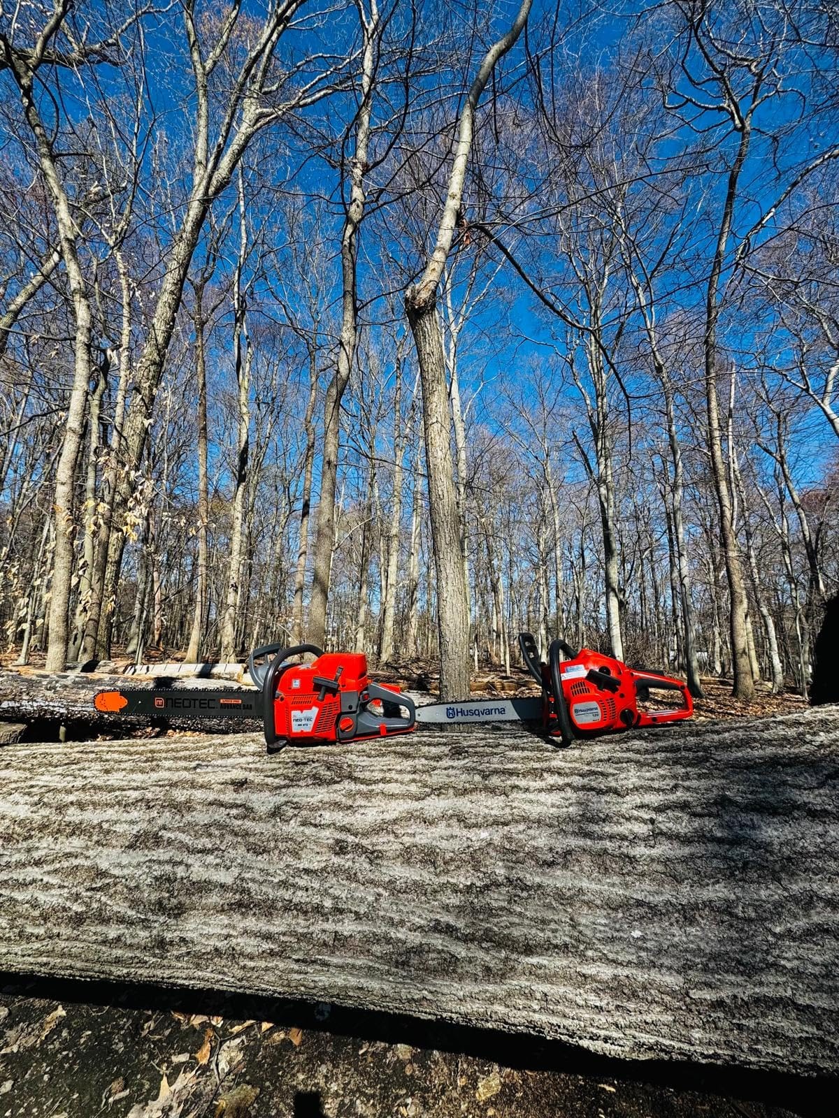 NEO-TEC NH872 28 Inch Gas Powered Chainsaw 71cc Gasoline Chain Saw Power Head 5.3HP Professional Chain Saw Gas All Parts Compatible with Husqvarna 372XP Motosierra De Gasolina for Heavy-duty Forestry customer photo 1