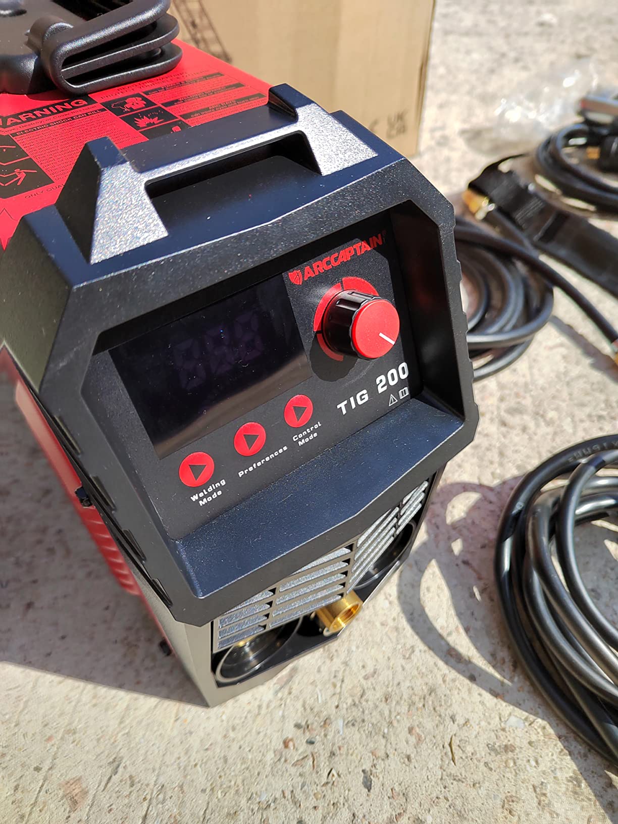 ARCCAPTAIN 200A TIG Welder, 110V/220V TIG/Stick 2 IN 1 Welding Machine customer photo 2