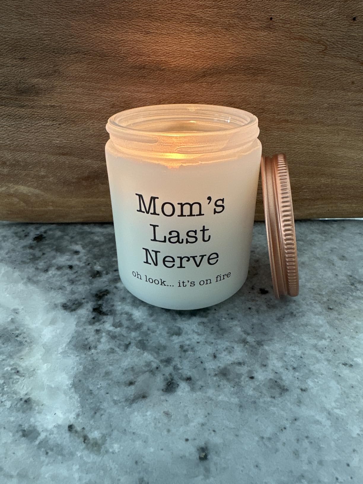 Homsolver Gifts for Wife from Husband, Funny Birthday, Christmas, Anniversary, Valentines, Romantic Lavender Scented Candles, Wife's Last Nerve customer photo 1