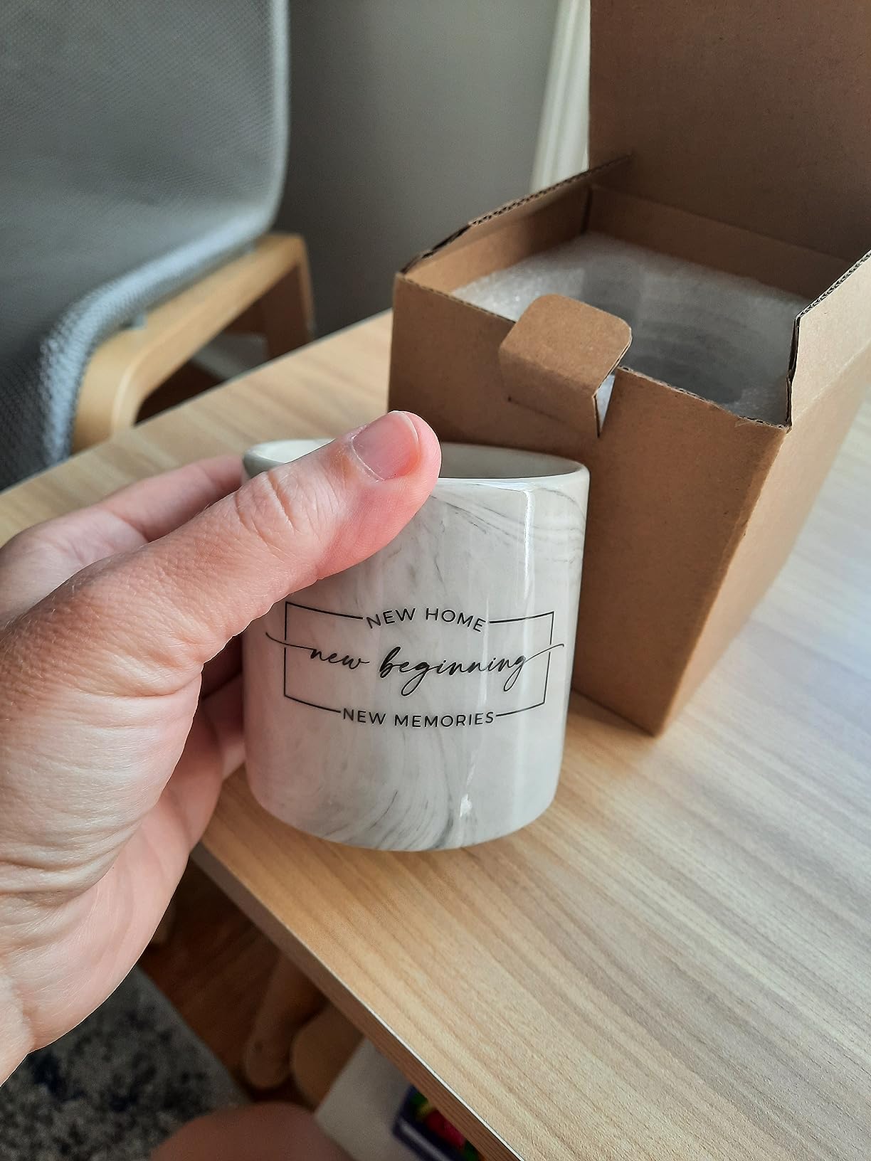 Freejac House Warming Gifts New Home Housewarming Gift for Women Men Friend New Home Gift Ideas New Homeowner Gifts House Warming Decoration Party Decor Porcelain Ceramics Scented Candle customer photo 1