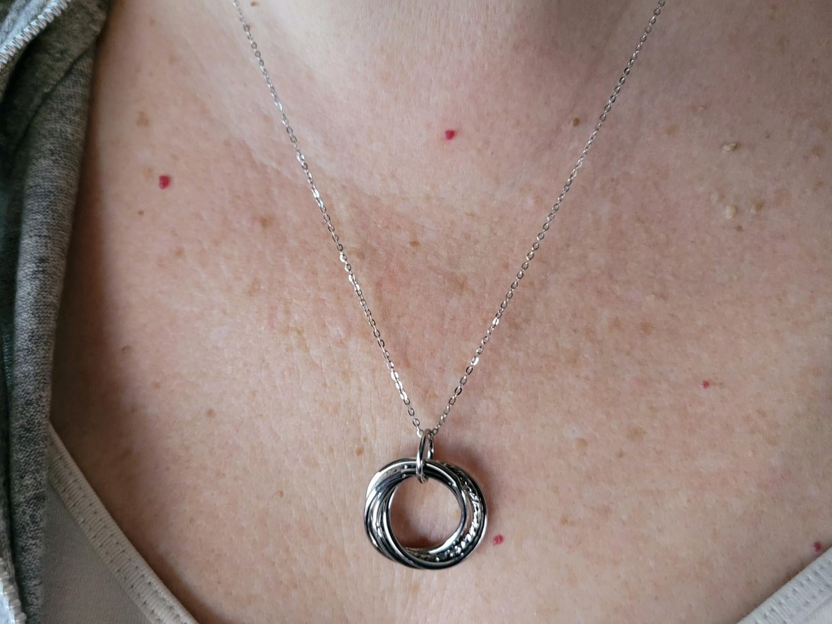IEFLIFE Birthday Gifts for Women - 40/50/60/70/80/90th Birthday Necklace customer photo 1