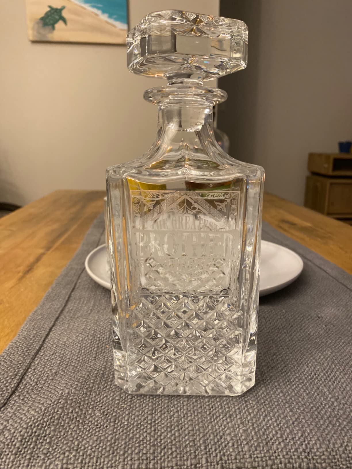 PONPUR Boss Gifts for Men, Decanter Set with Stones & Glasses, Best Boss Day Birthday Gift, Office Farewell Gifts for Boss, Mentor, Manager, Leader, Unique Christmas Presents customer photo 1