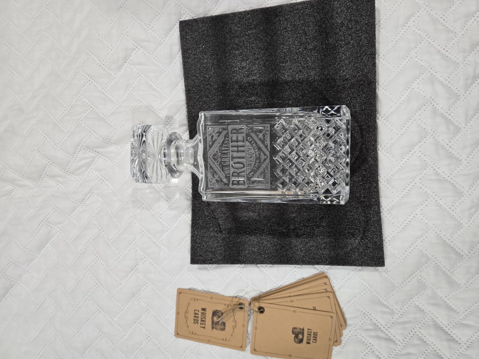 PONPUR Boss Gifts for Men, Decanter Set with Stones & Glasses, Best Boss Day Birthday Gift, Office Farewell Gifts for Boss, Mentor, Manager, Leader, Unique Christmas Presents customer photo 2