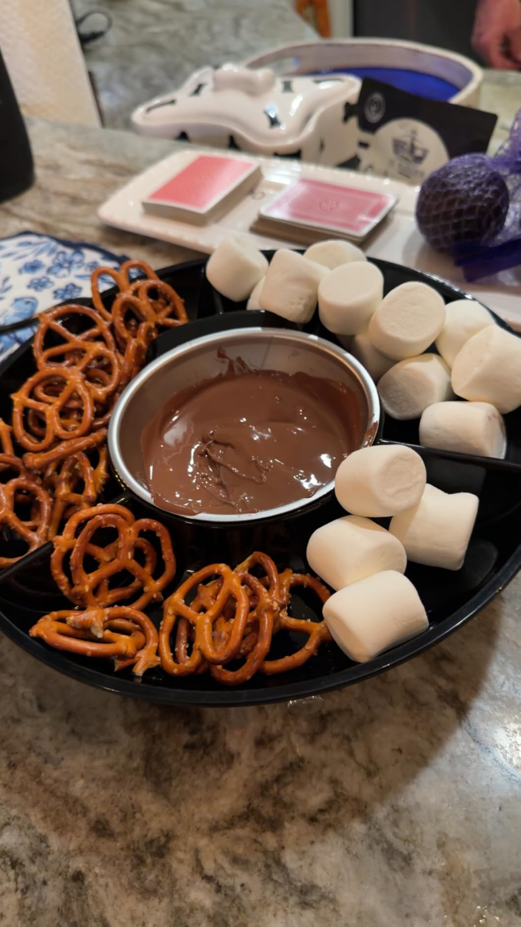 Kusini Electric Fondue Pot Set – Chocolate Fondue Kit - Temperature Control customer photo 1
