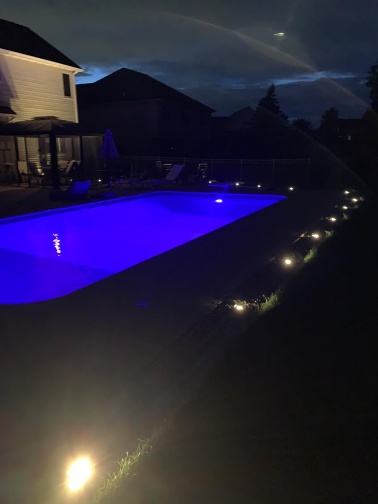 SUNVIE 12W Low Voltage Landscape Lighting with Connectors 1200LM Ultra Bright Well Lights Landscape LED In Ground Waterproof Outdoor Warm White Paver Lights for Garden Yard Driveway 12 Pack customer photo 1
