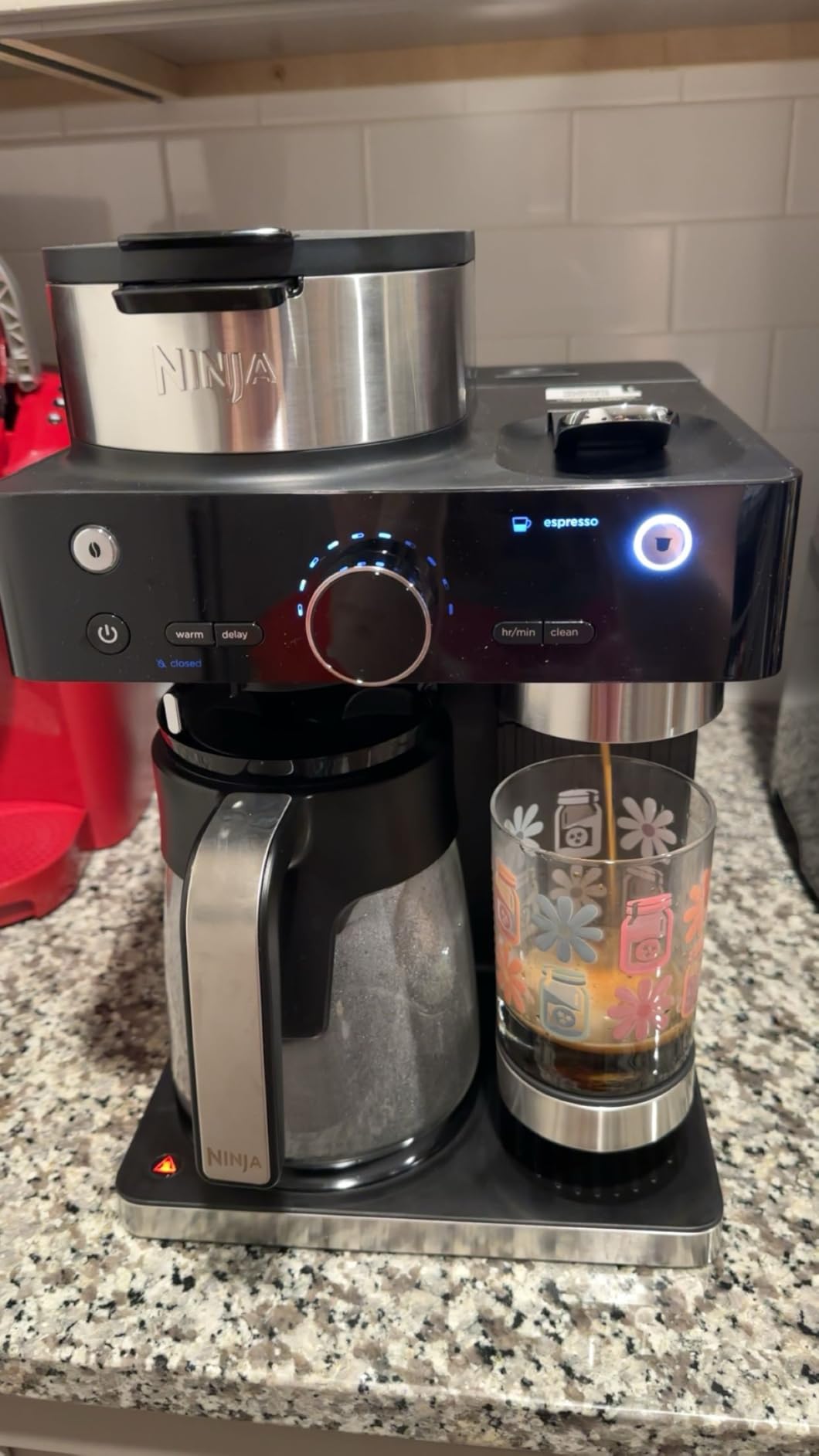Ninja Espresso & Coffee Maker, Nespresso Capsule Compatible, Black, CFN601 customer photo 1