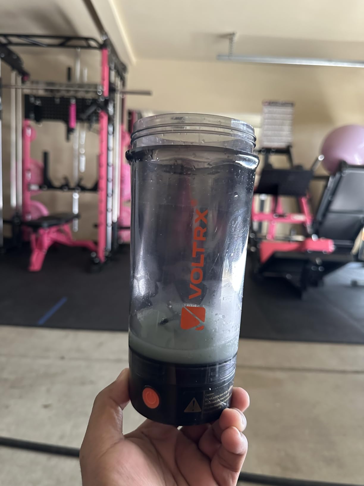VOLTRX Electric Protein Shaker Bottle - USB Rechargeable Mixer Cup for Shakes and Meal Replacements, BPA-Free Tritan, 24oz customer photo 2