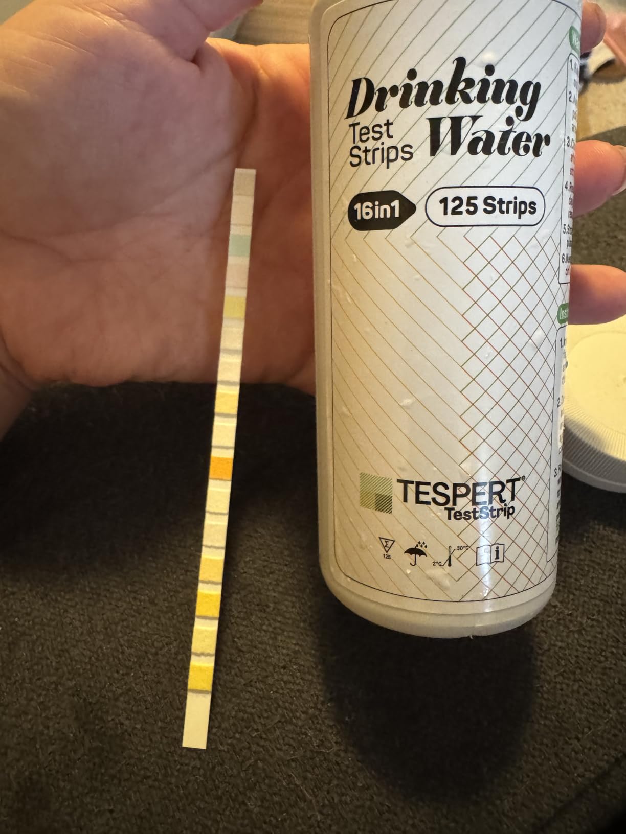 TESPERT Drinking Water Test Strips 125ct, Lead Home Tap Well Water Test Kit customer photo 2