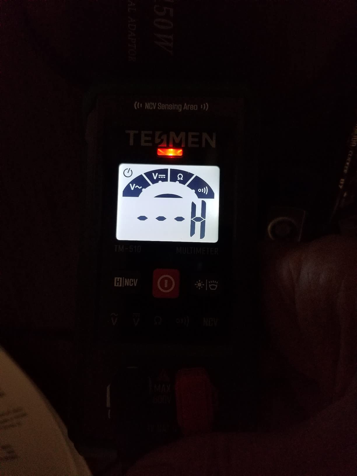 TM-510 Digital Multimeter, 4000 Counts, Smart Measurement, Auto-Ranging Voltmeter; Voltage Tester with Non-Contact Voltage Function, Measures AC/DC Voltage, Resistance, Continuity – Green customer photo 1