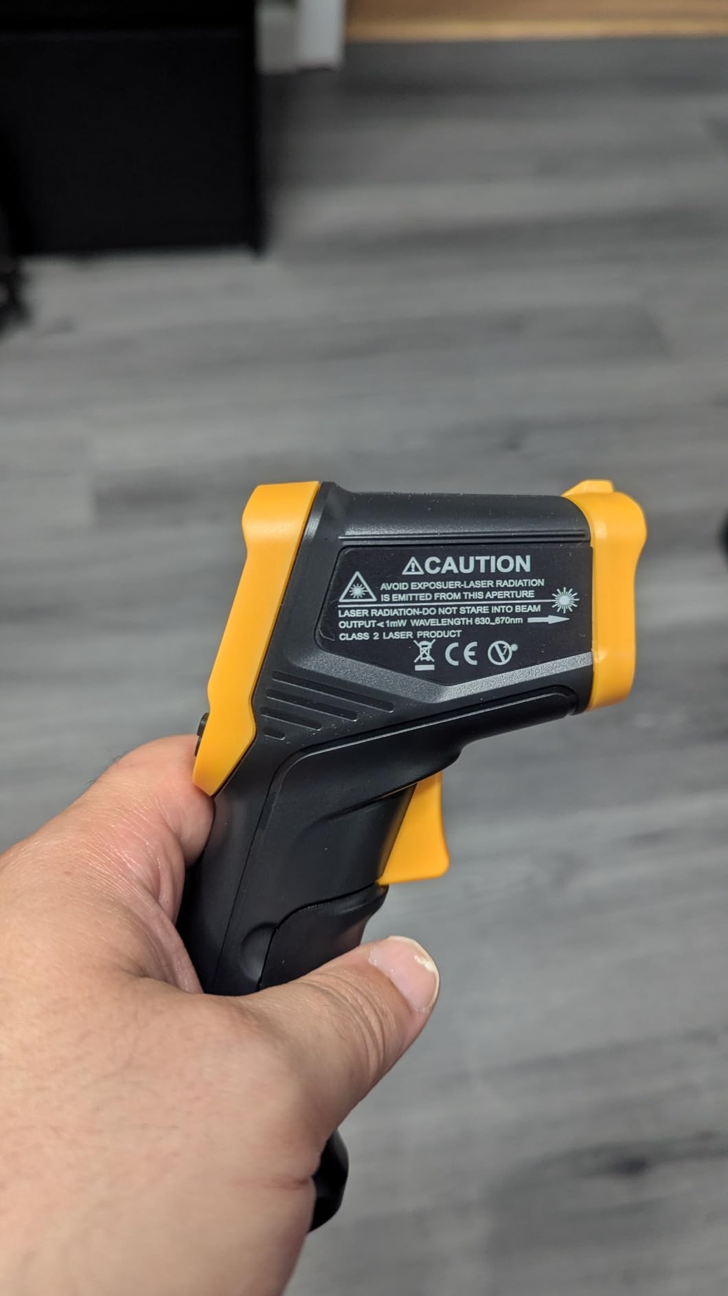 Digital Infrared Thermometer gun for cooking,BBQ,Pizza oven,Ir Thermometer with Backlight,-58℉~932℉(-50℃~500℃) Handheld Non Contact Heat Laser Temperature Gun customer photo 2