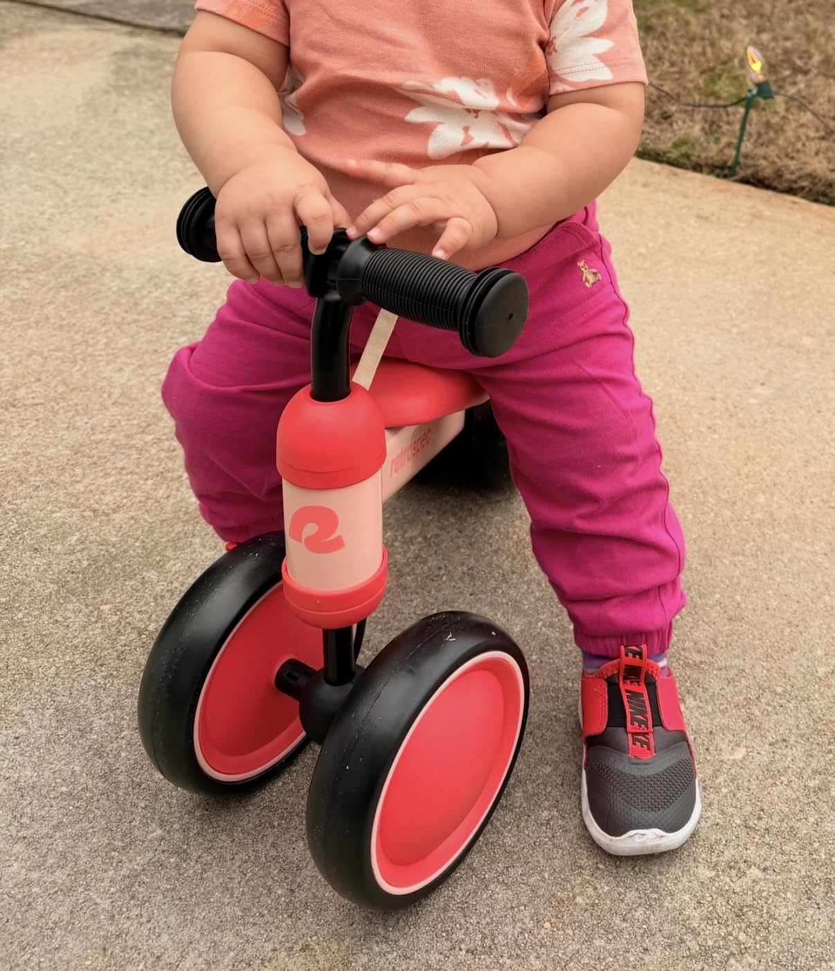 Retrospec Cricket Baby Balance Bike, 4-Wheel Ride-On Toy for Ages 12-24 Months – First Bike & Toddler Bike for 1 Year Old Boys & Girls, First Birthday Gift customer photo 1