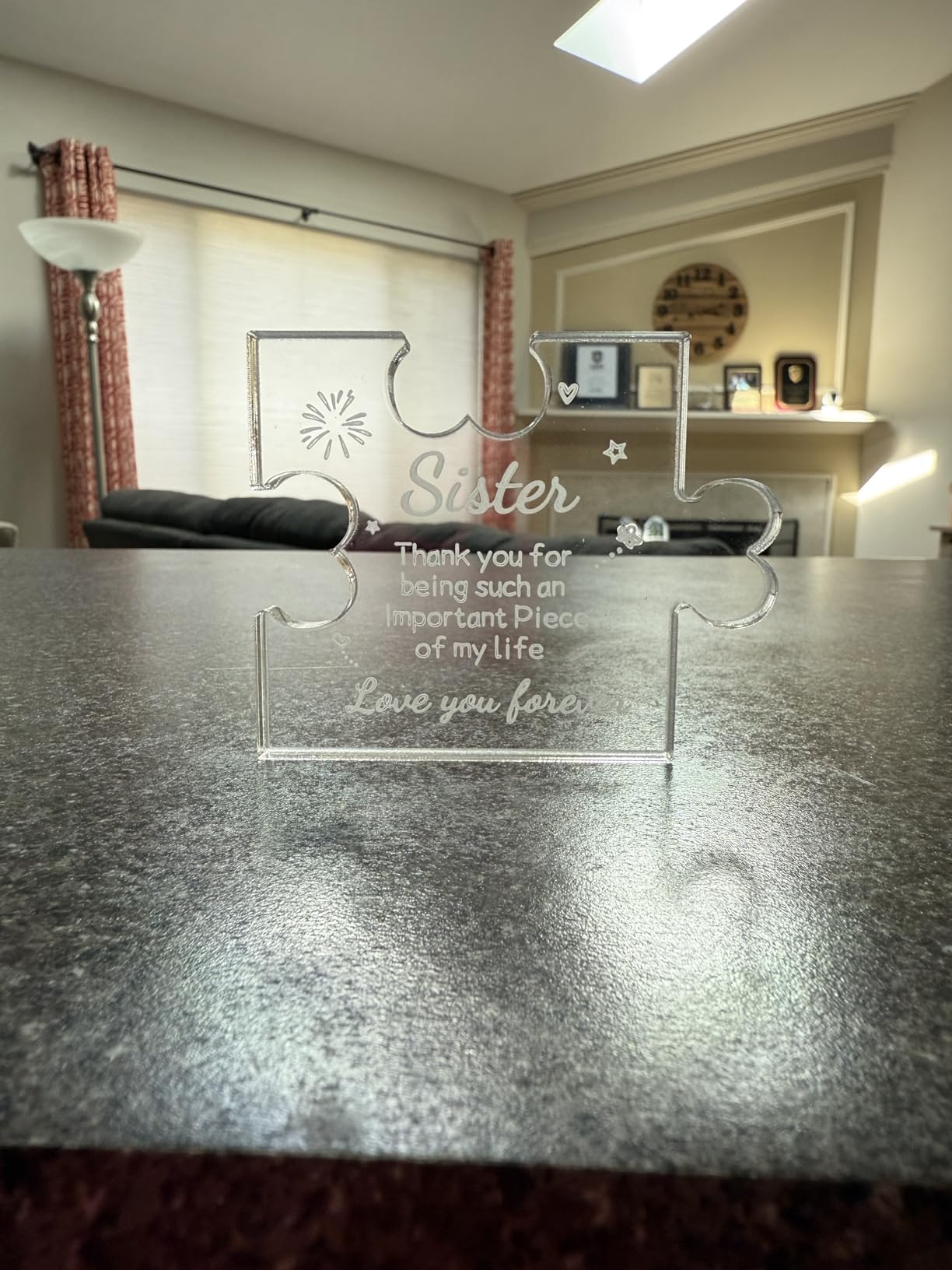 Funnli Gifts for Brother Men Boys Acrylic Plaque, Brother Birthday Gifts customer photo 2