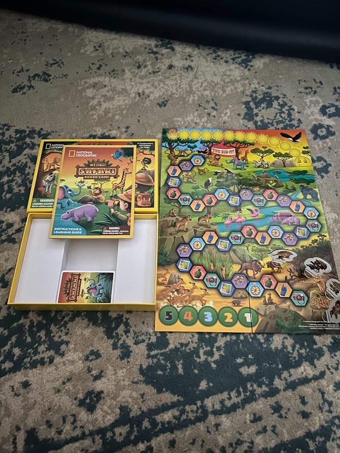 National Geographic My First Safari Cooperative Board Game for Kids customer photo 2