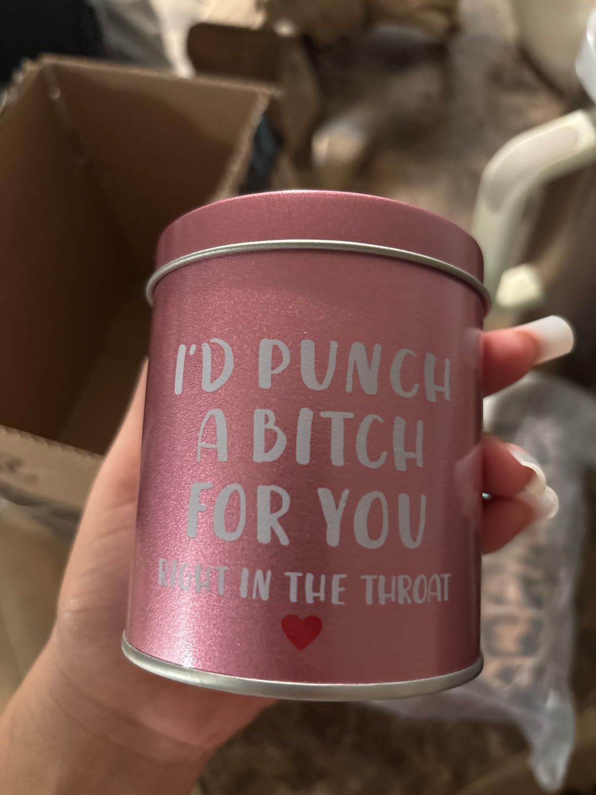 Christmas Birthday Sister Gifts for Women Her Funny Scented Candle customer photo 2