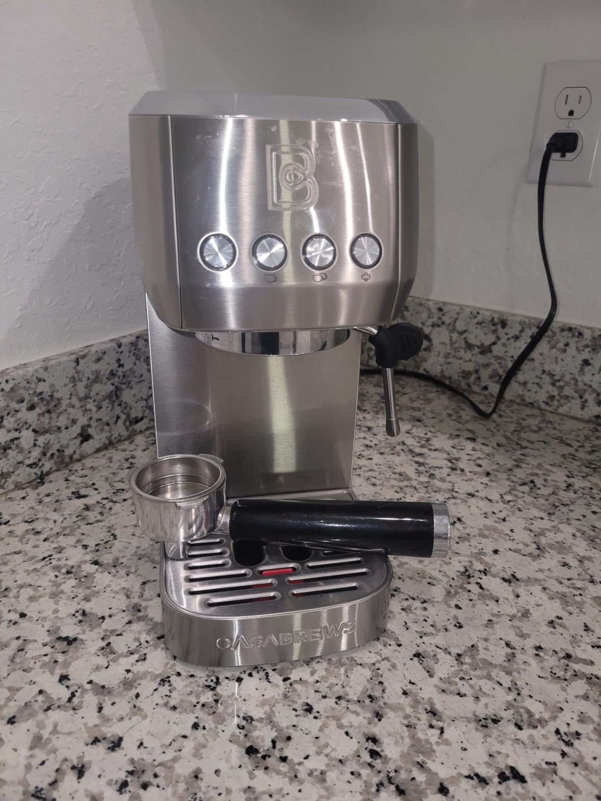 CASABREWS 3700 Essential Stainless Steel Espresso Machine with Steam Wand customer photo 1