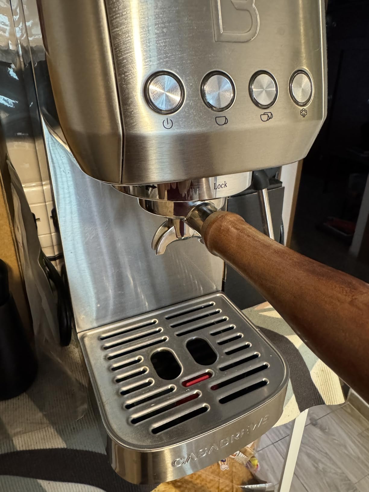 CASABREWS 3700 Essential Stainless Steel Espresso Machine with Steam Wand customer photo 2