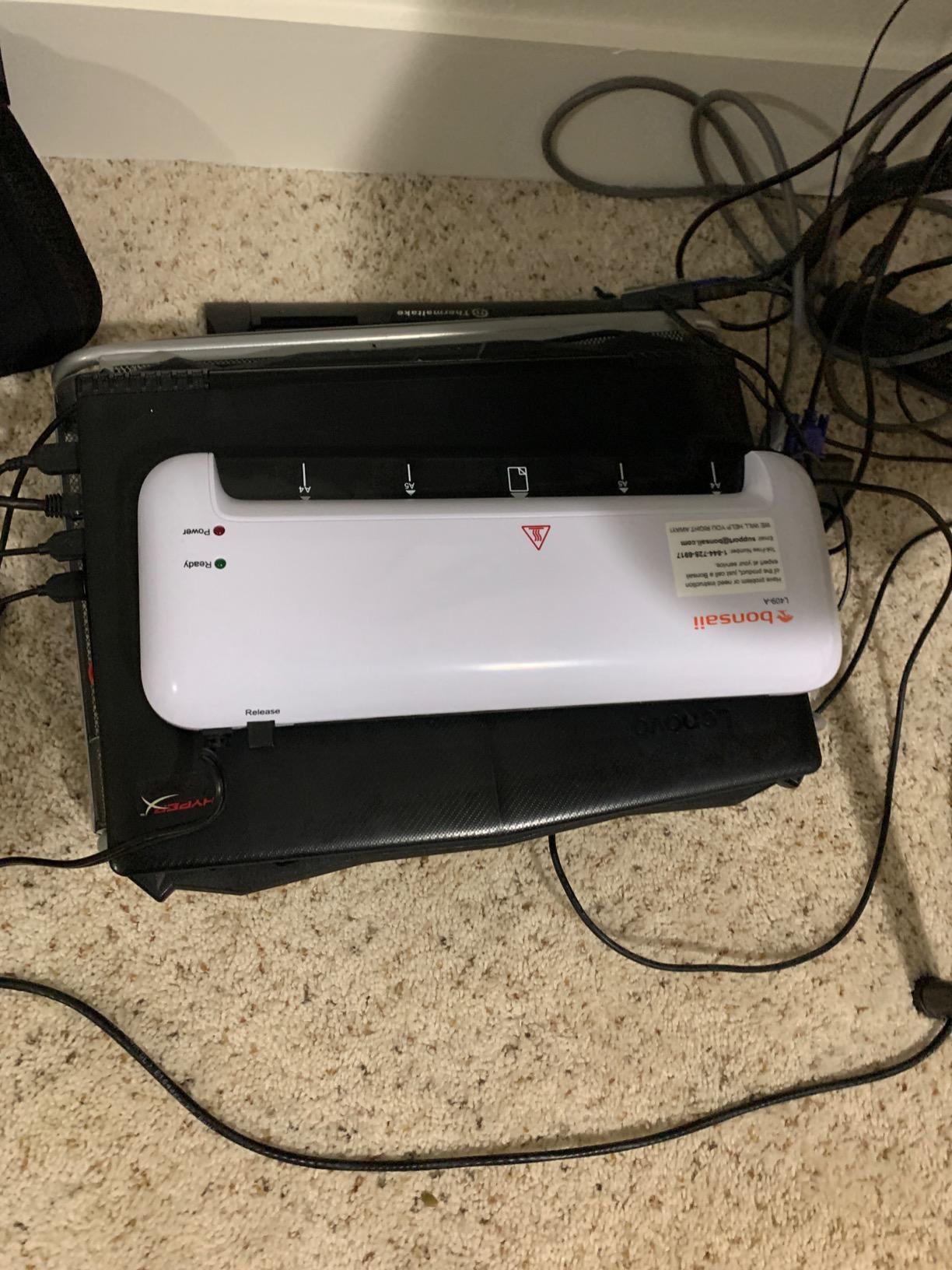 Bonsaii 13 Inch Thermal Laminator Machine, Upgraded Jam-Free Laminating customer photo 1