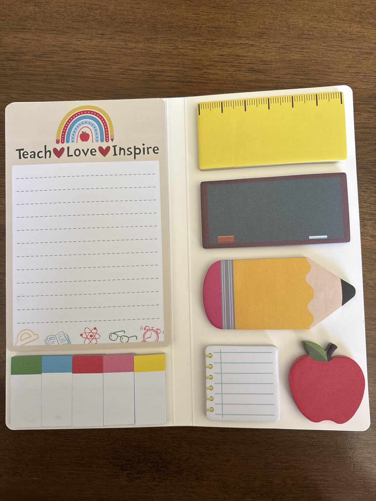 Xqumoi Teaching is A Work of Heart Sticky Notes Set Back to School Supplies customer photo 1