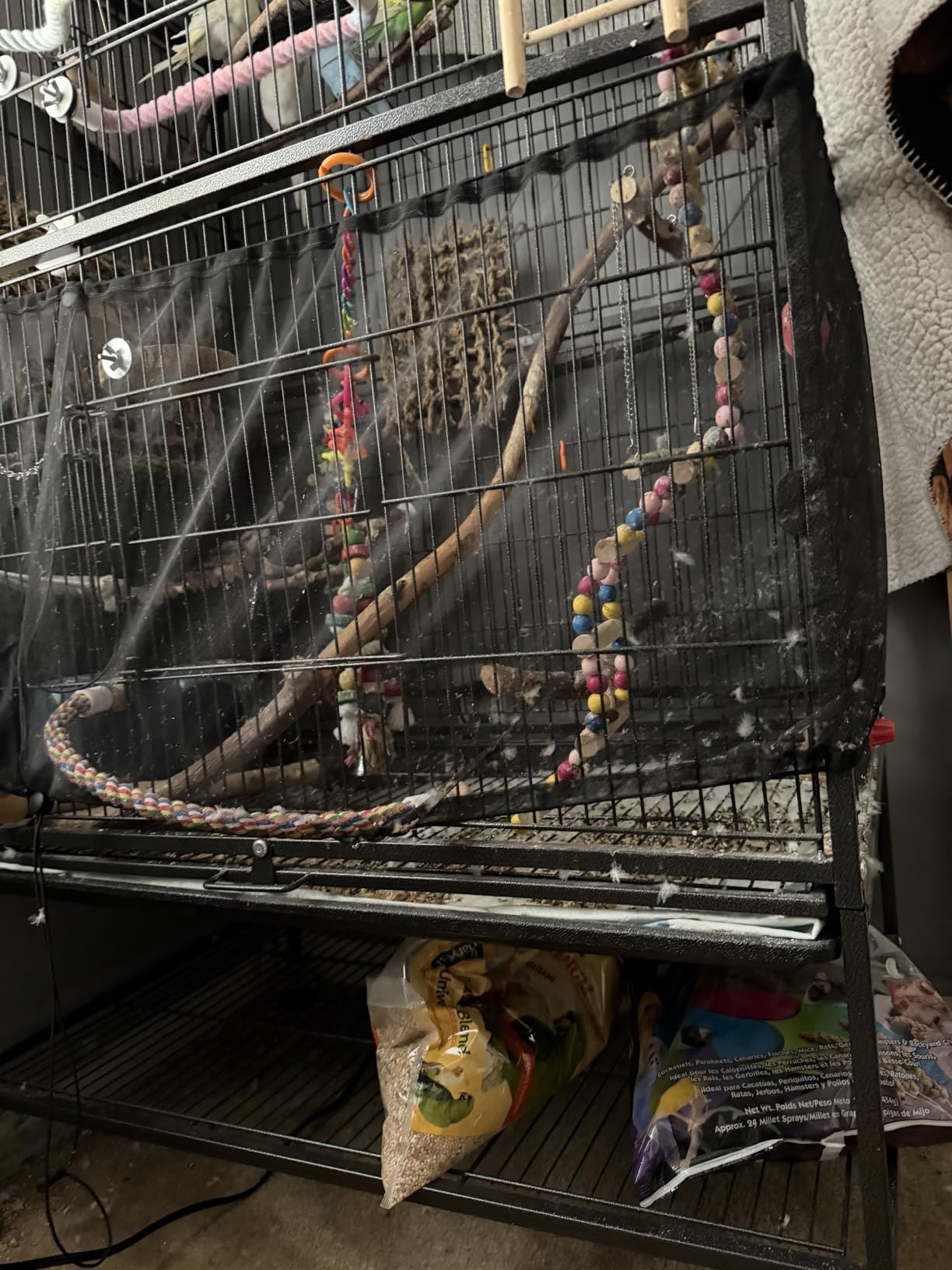 Yaheetech 60.5inch Extra Large Bird Cage Metal Parrot Cage Flight Cage for Cockatiels African Grey Quaker Green Cheek Sun Conure Medium Birds Parrots customer photo 2