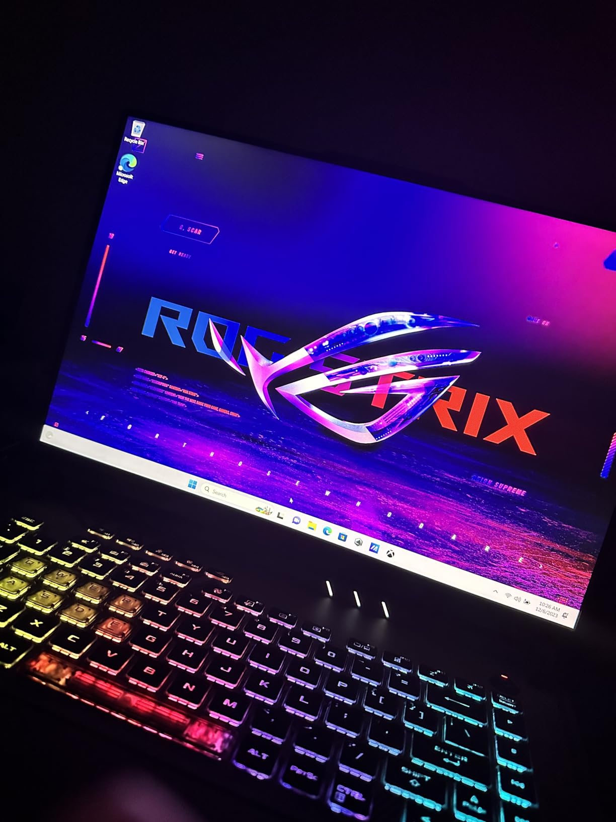 ASUS ROG Strix G16 (2023) Gaming Laptop, 16†16:10 FHD 165Hz, GeForce RTX 4060, Intel Core i7-13650HX, 16GB DDR5, 512GB PCIe SSD, Wi-Fi 6E, Windows 11, G614JV-AS73, Eclipse Gray customer photo 2