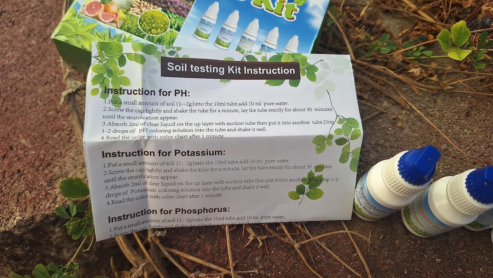 Soil Test Kit 140 Tests (2026 Updated Instructions) - pH, Nitrogen, Phosphorus, Potassium & Ammonia - Garden, Lawn & Plant Soil Tester Kit for Accurate Fertility Analysis customer photo 1