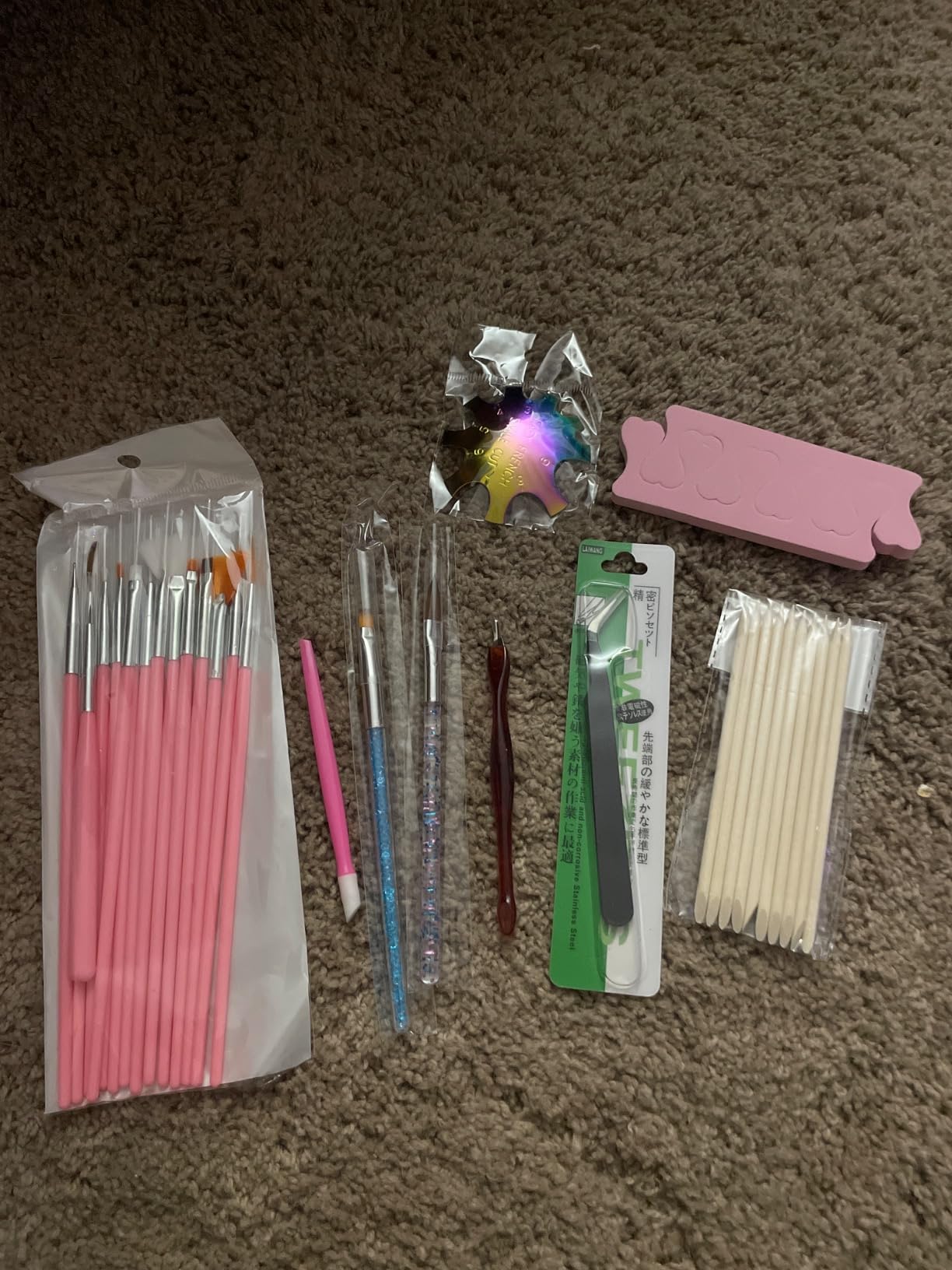 Acrylic Nail Art Kit for Beginners with U V Lamp and Drill customer photo 2