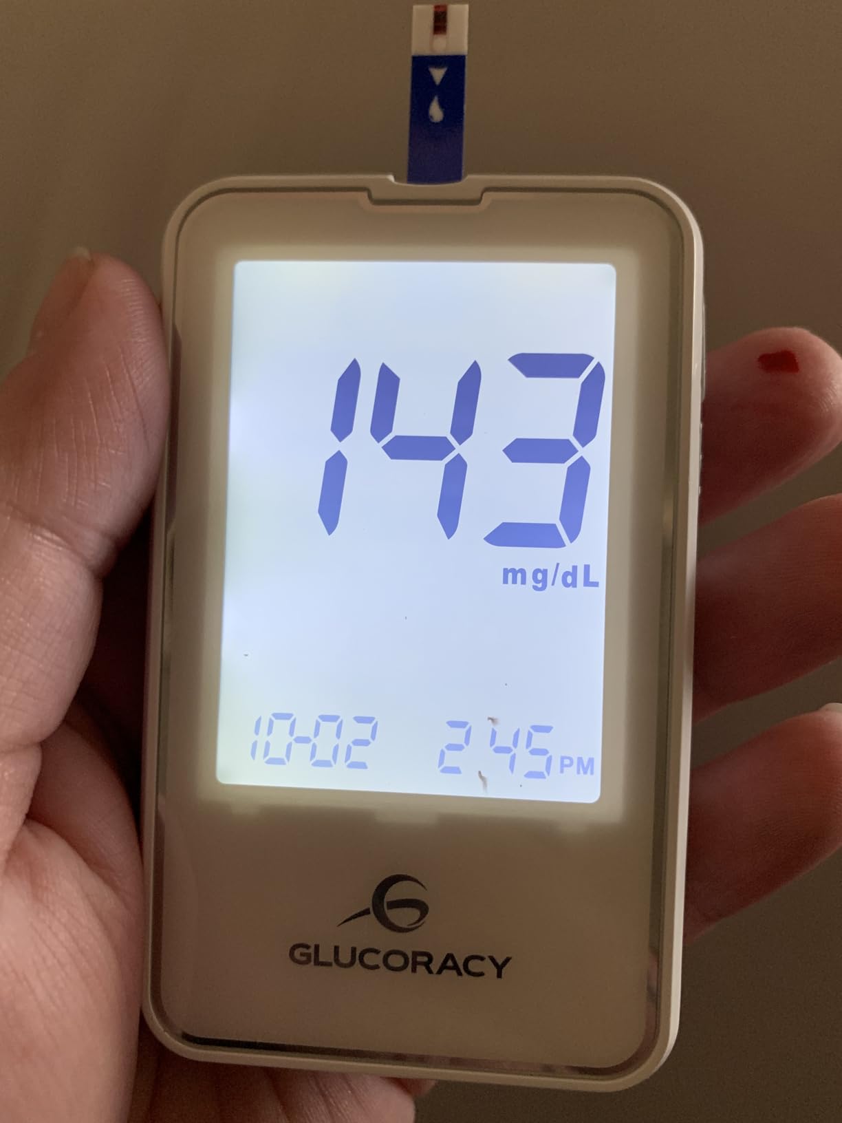 Glucoracy Blood Glucose Monitor Kit, 100 Blood Sugar Test Strips, No Coding customer photo 1