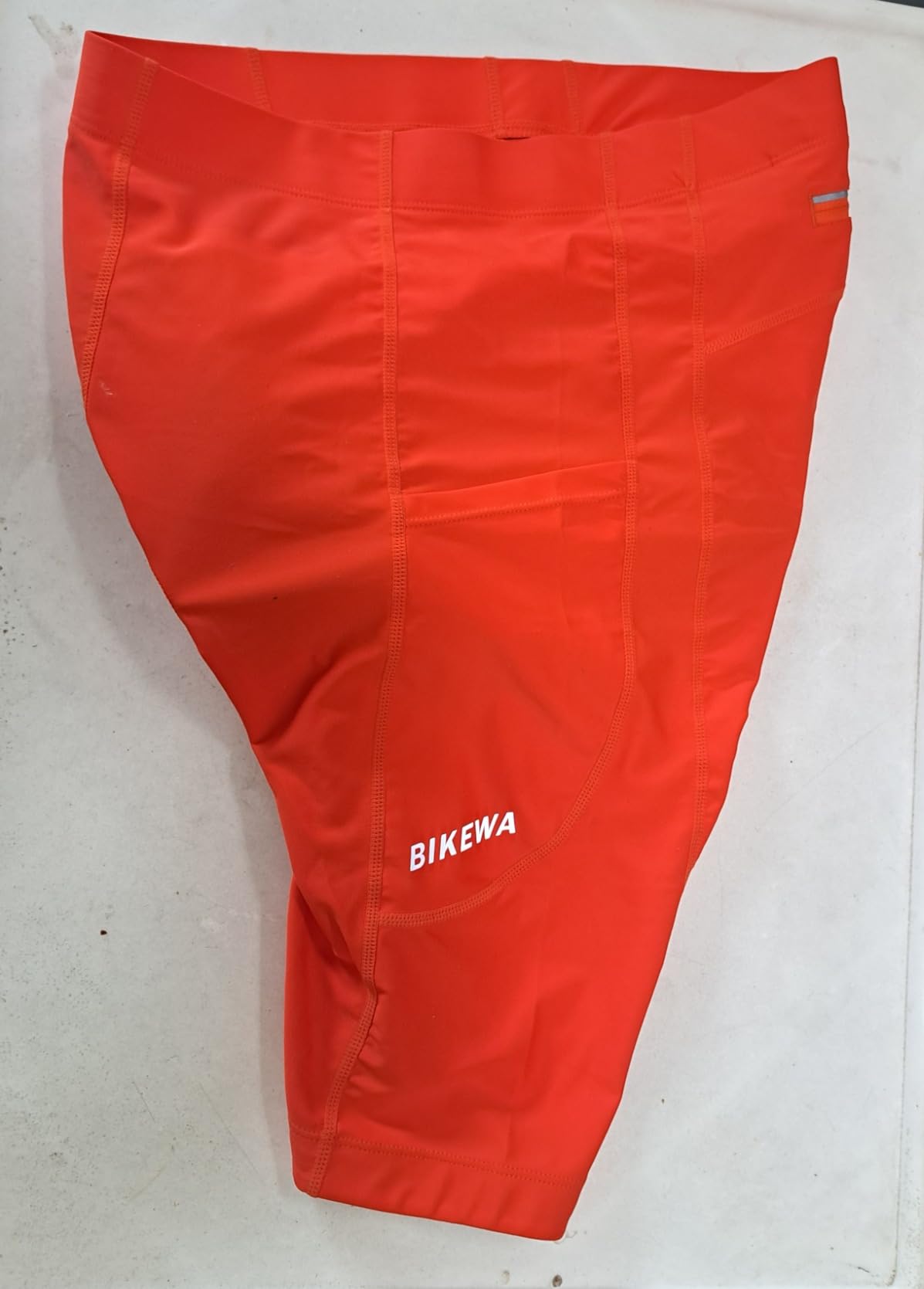 Bikewa Men's Bike Shorts 3D Padded Cycling Road Biking Mountain Riding Biker Bicycle UPF 50+ Cycle Shorts Zipper Pockets customer photo 1