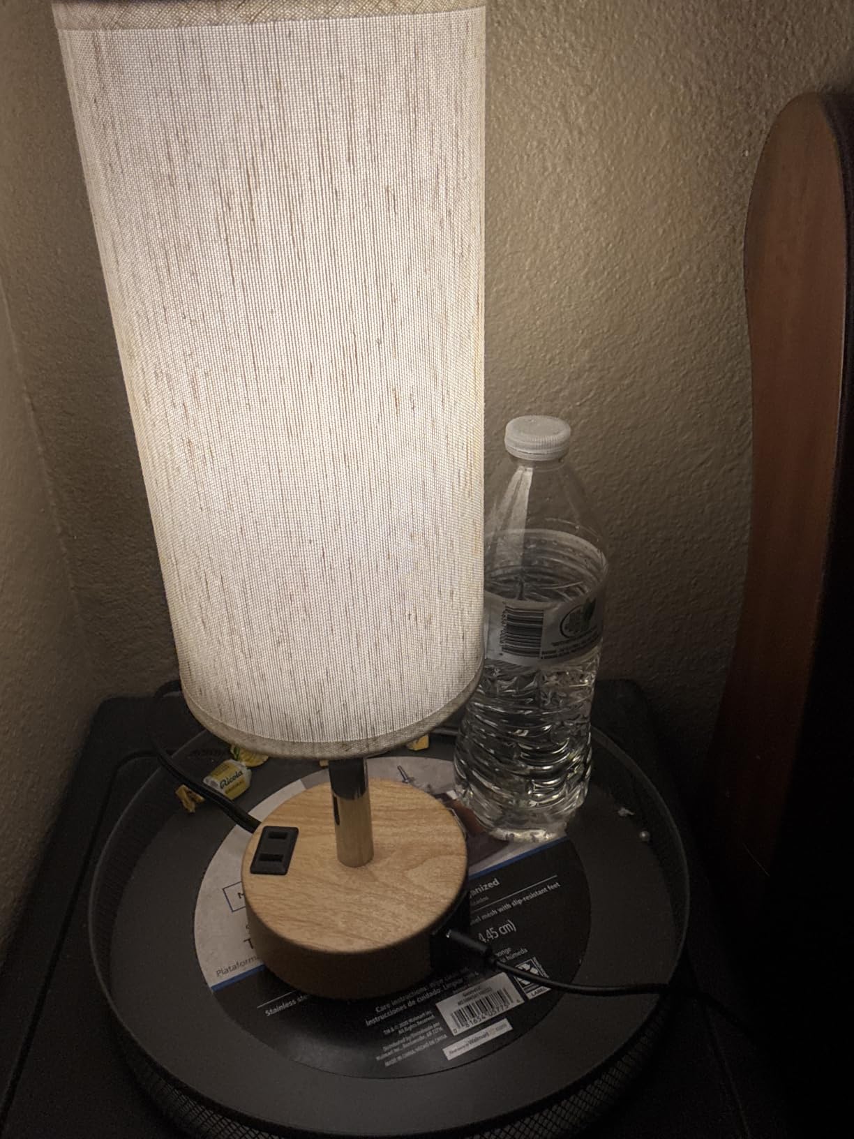 Fenmzee Bedside Table Lamp for Bedroom - Dimmable Touch, USB A+C, AC Outlet customer photo 1