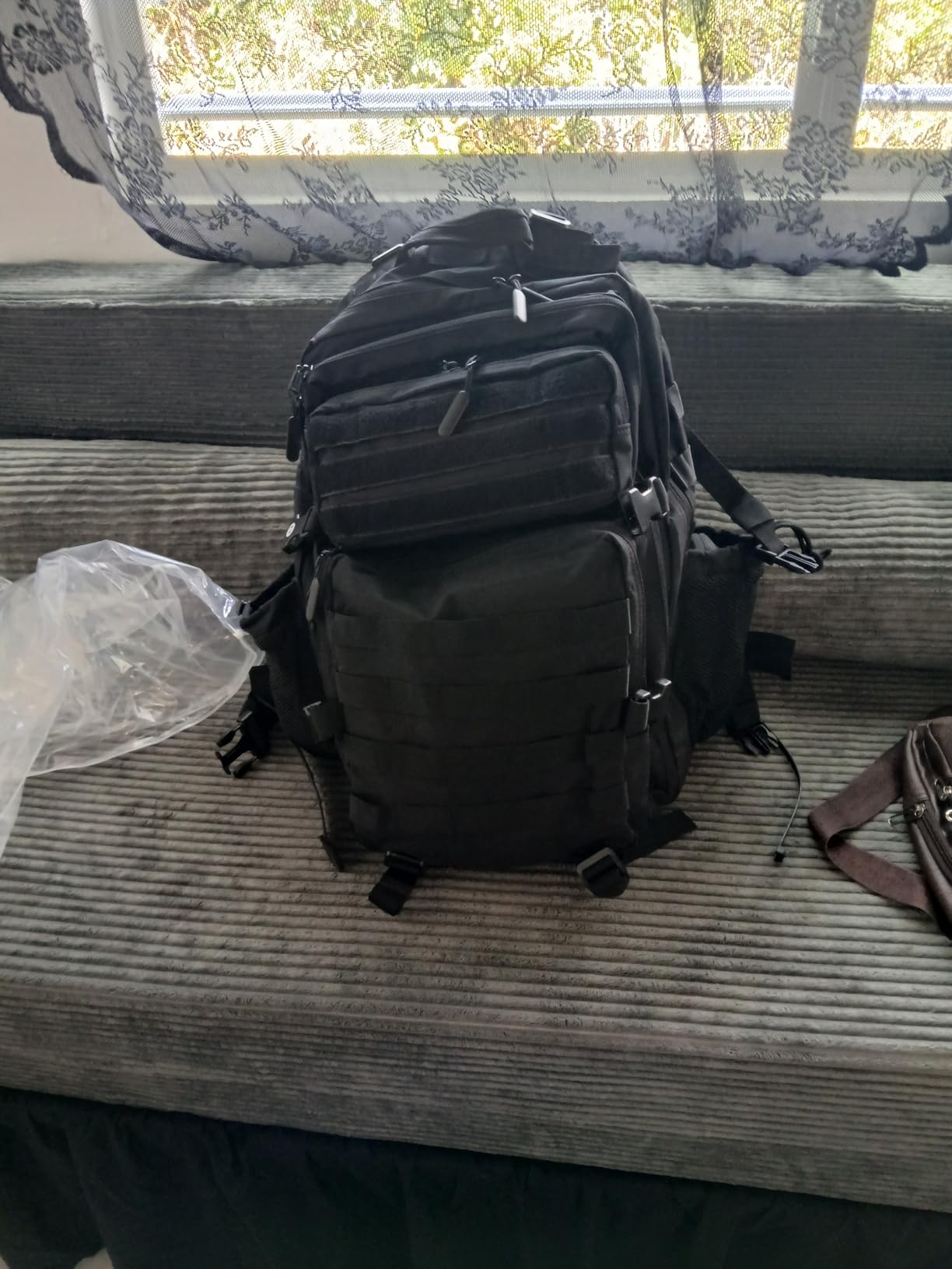 LHI Military Tactical Backpack for Men and Women 45L Army 3 Days Assault Pack Bag Large Rucksack with Molle System Black customer photo 2