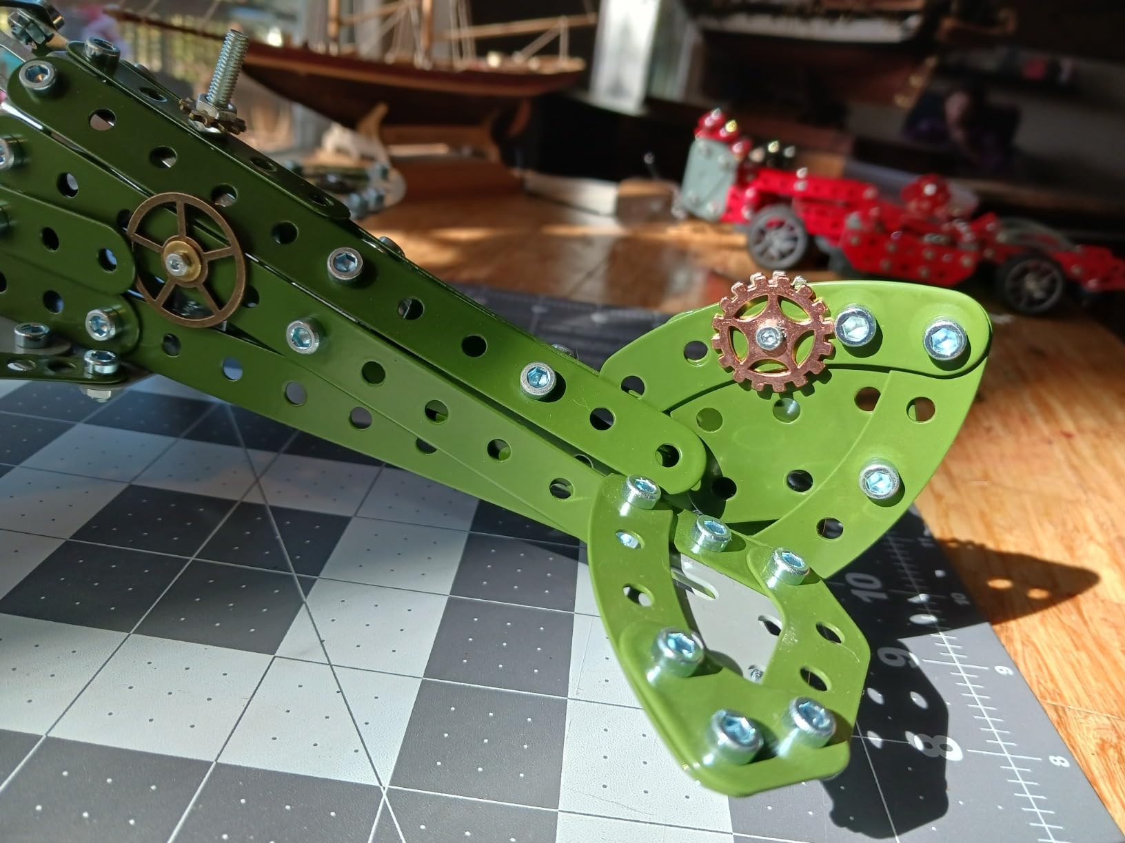 Ferthor Fun STEM Building Toys Model Airplane Kits for Boys 8-12,Airplane Model Scale 1:32 Metal Building Kit,Erector Sets Model Planes for Kids 8-12,Best Airplane Gifts for Hurricane Fighter Fans customer photo 1