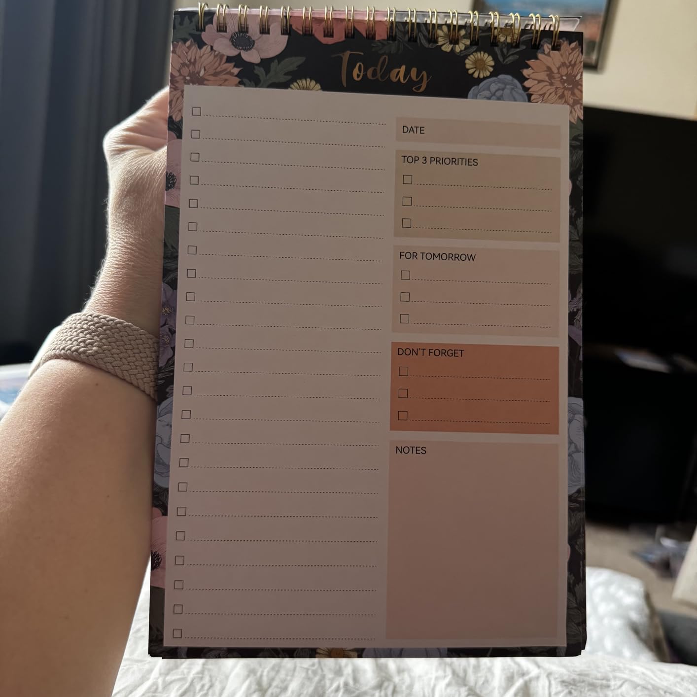 Taja To Do List Notepad, Undated Daily Planner for Work and Goal Setting customer photo 2