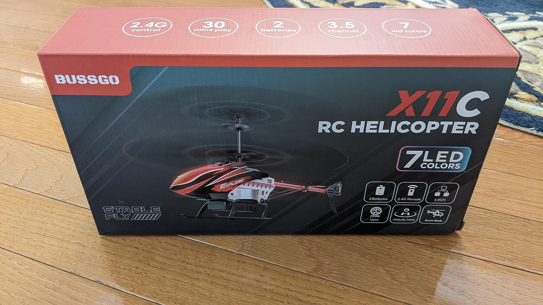 BUSSGO RC Helicopter, Remote Control Helicopter for Kids customer photo 1