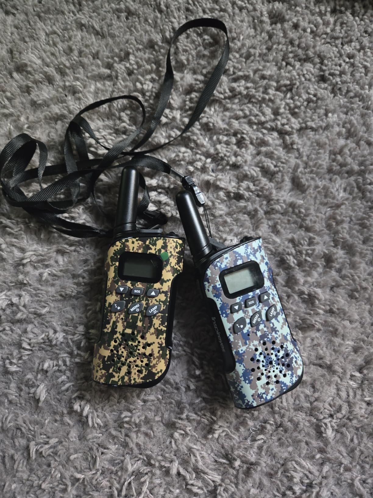 Inspireyes Kids Walkie Talkies, Rechargeable 3 Pack Long Range 2-Way Radios customer photo 2