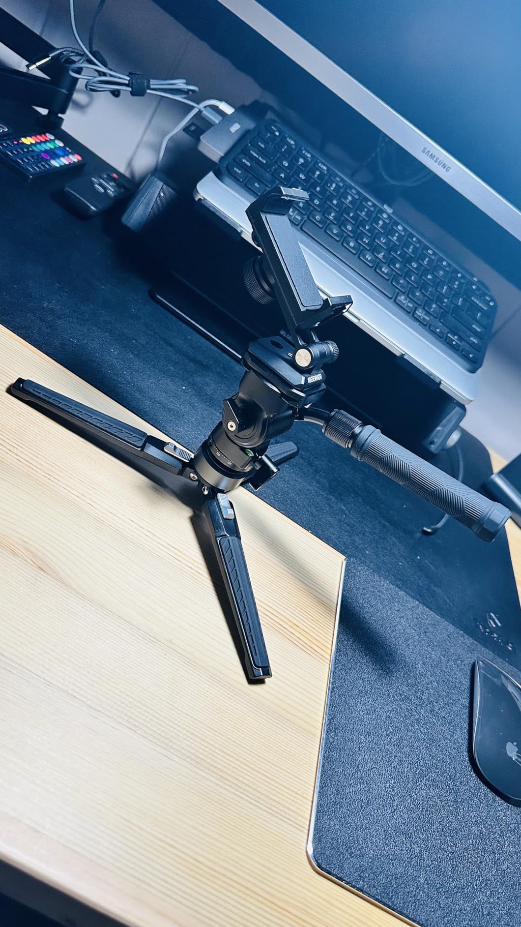 NEEWER Tripod Fluid Head with +/-10° Leveling Base(37mm Dia.), Metal, GM27 customer photo 1
