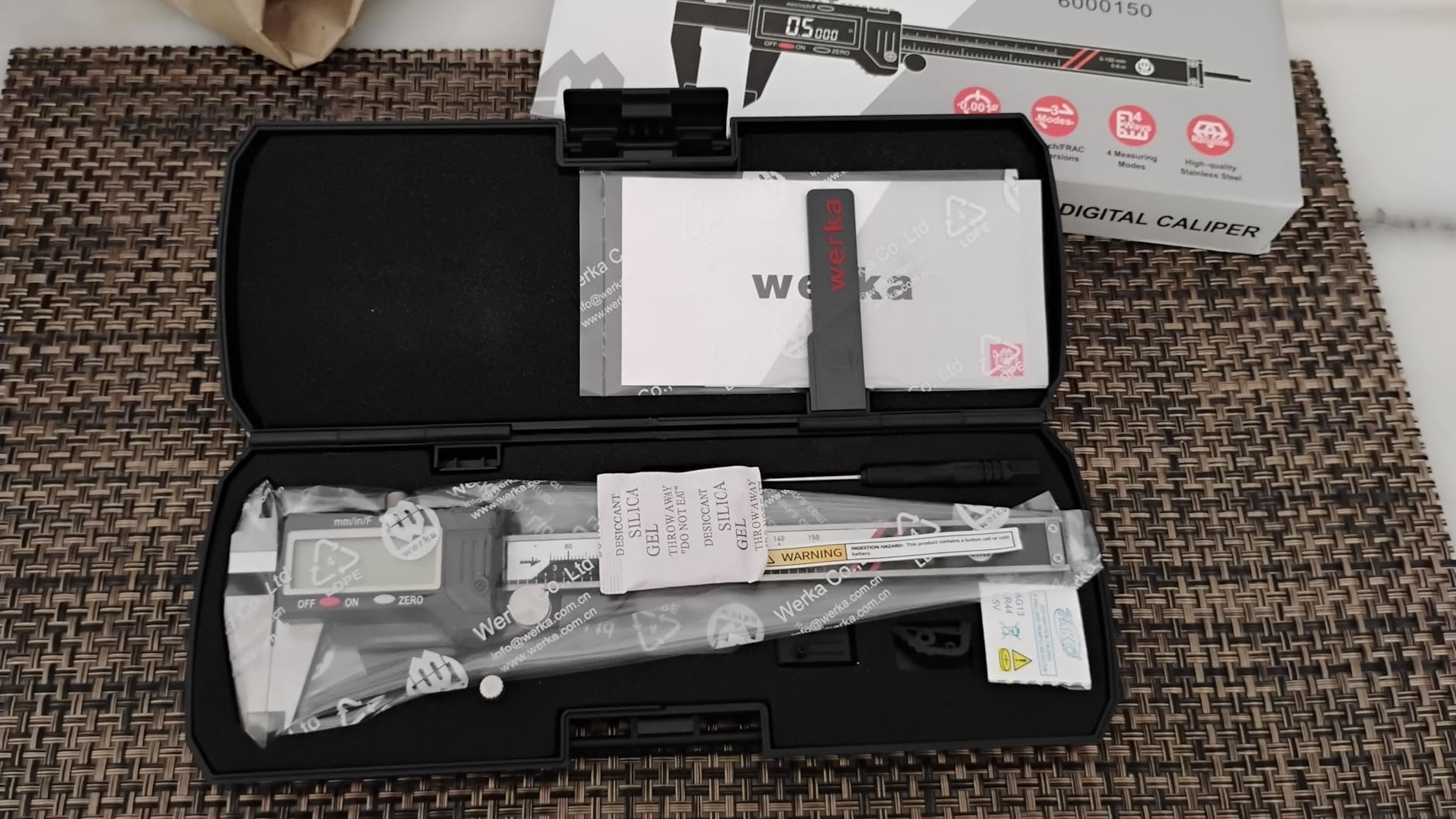 Werka Digital Caliper 0-6 Inch, Stainless Steel Measuring Tool customer photo 1
