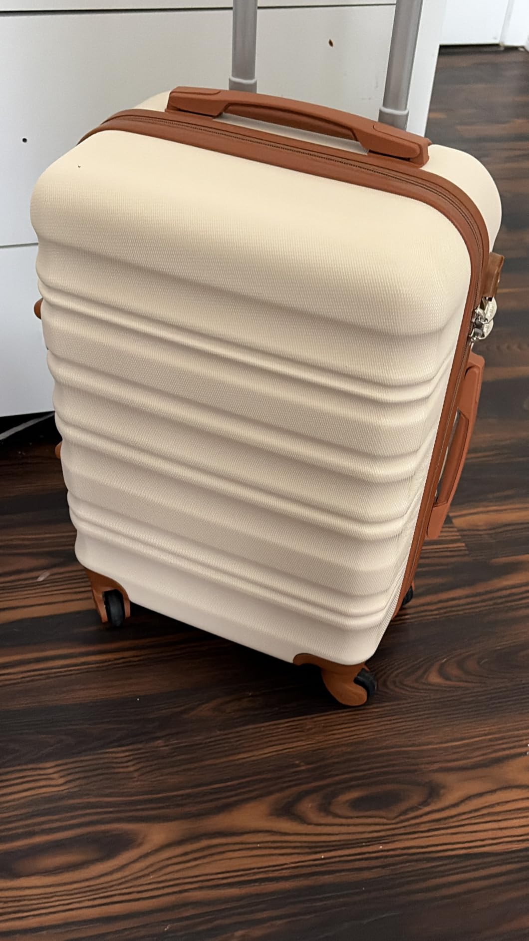 LONG VACATION Luggage Sets, 3 Piece, 20 Inch Carry On Hardshell Suitcase customer photo 2