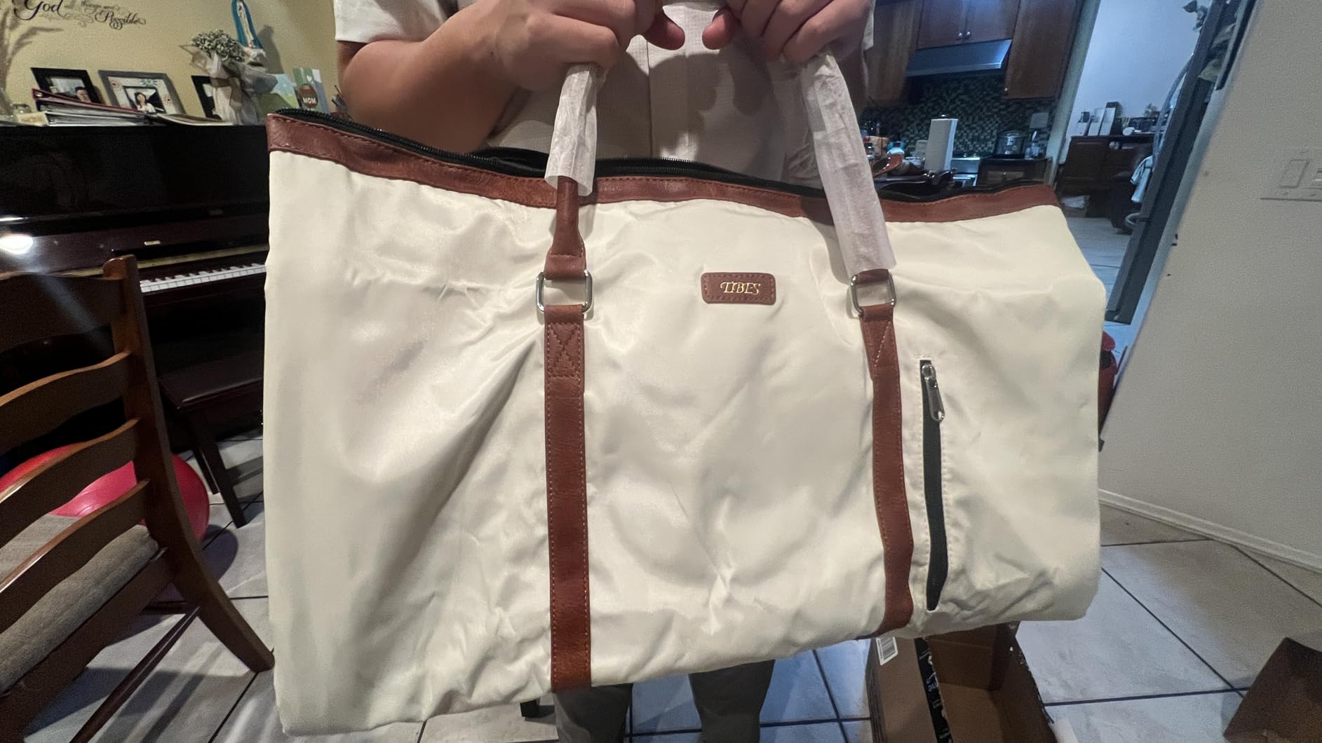 Convertible 2-in-1 Garment Bags for Travel with Waterproof Shoe Compartment customer photo 2
