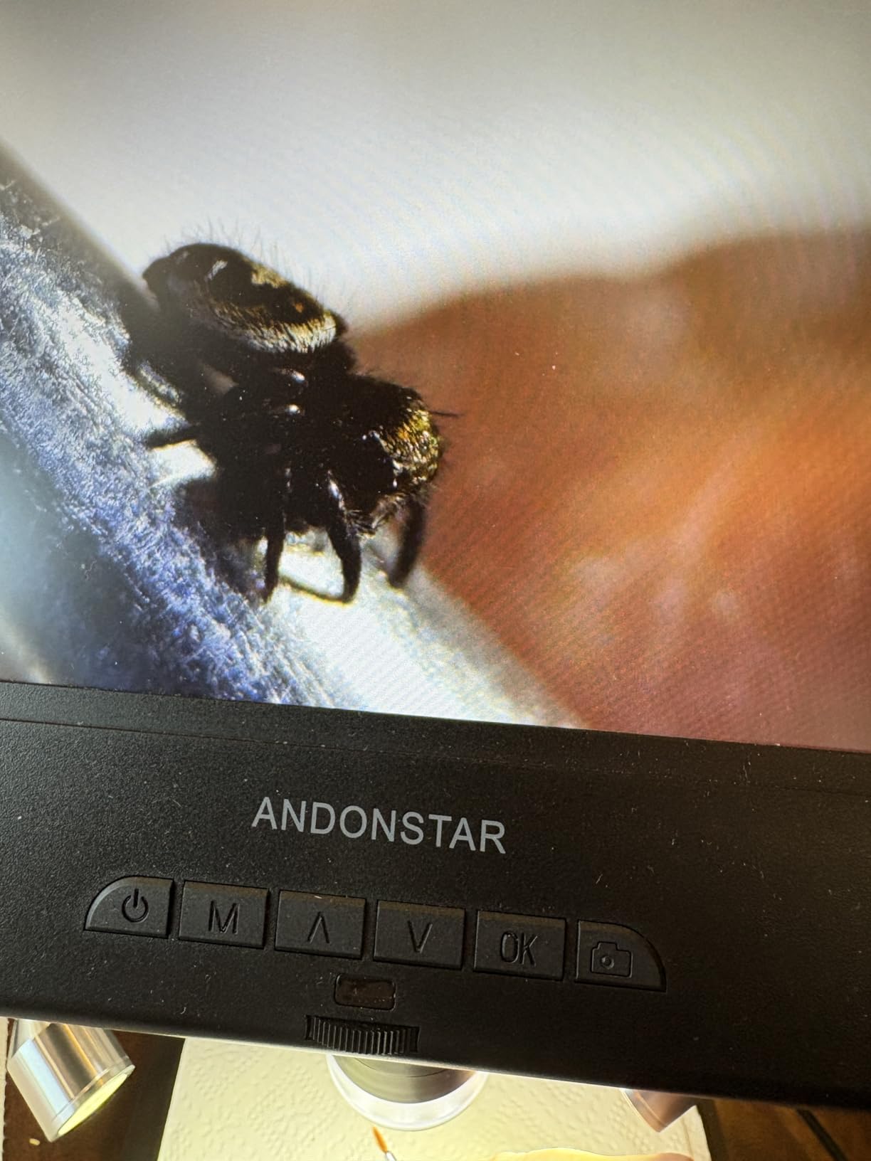 Andonstar AD210 10.1 Inch LCD Digital Microscope for Soldering, Coin | Microscope for Electronics Repair, Coin Microscope Camera Full View for Error Coins with Light, Slides Kit, 32G Card customer photo 2