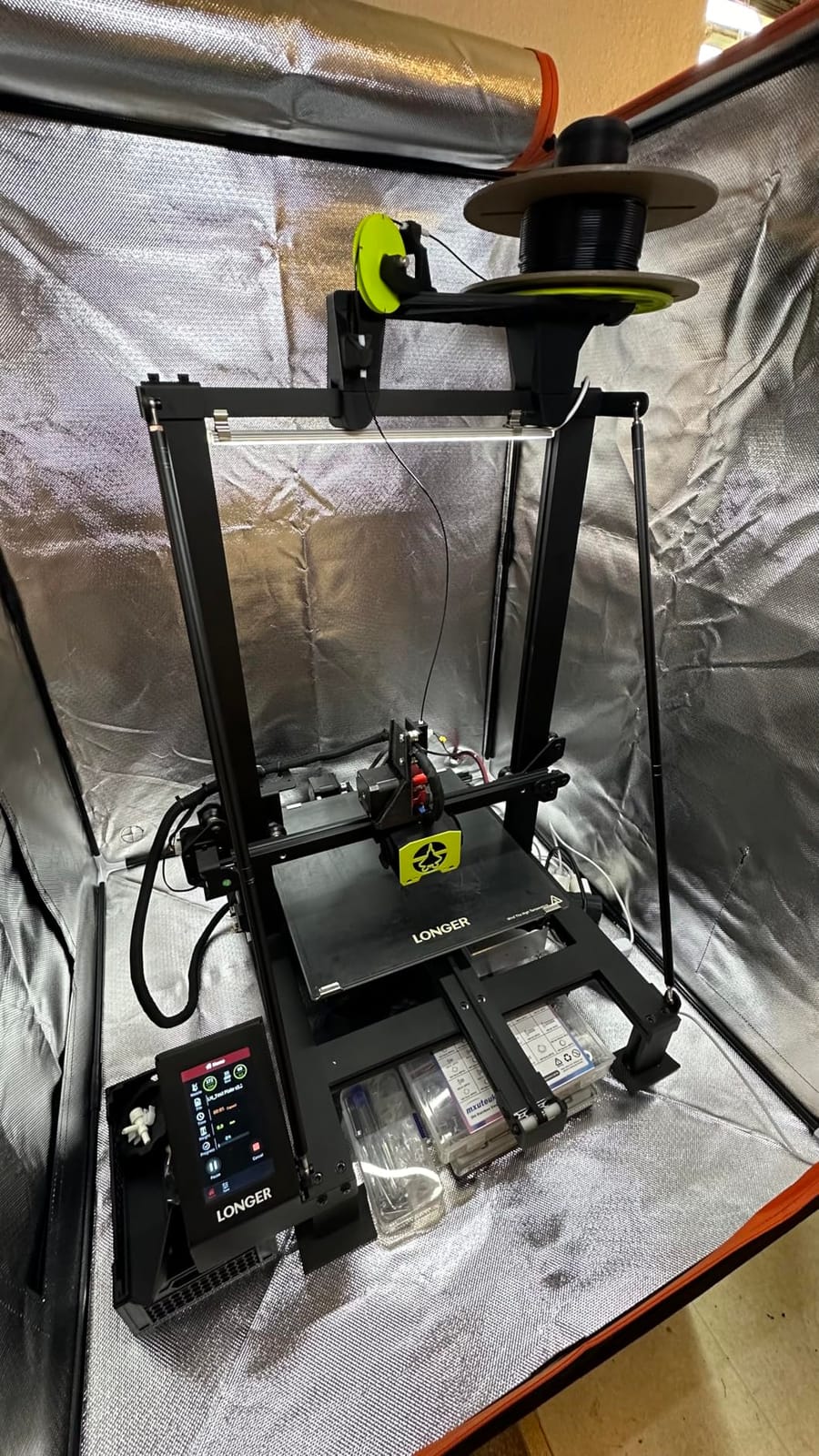 Longer LK5 Pro 3D Printer Fully Open Source Motherboard Upgrade to TMC 2209 4 Silent Driver, DIY for Families and Schools FDM 3D Printers with Large Print Size 11.8x11.8x15.7 Inch, Compatible with PLA customer photo 1