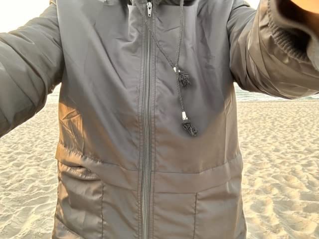 Women's Waterproof Raincoat Lightweight Rain Jacket Hooded Windbreaker with Pockets for Outdoor customer photo 1