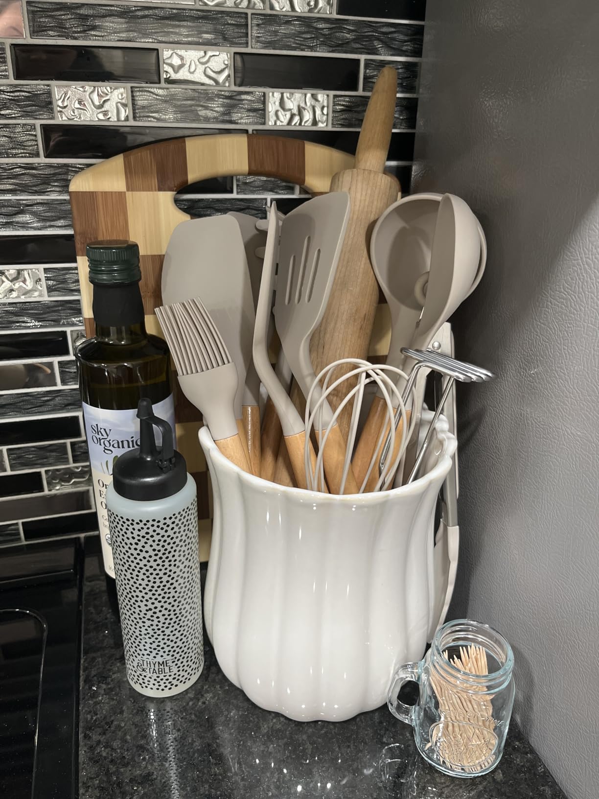 Umite Chef Food Grade Thickened Silicone (Stainless Steel Core) Kitchen Gadgets Tools Set - Kitchen Cooking Utensils Set, Heat Resistant Kitchen Spatula Tools Set customer photo 2